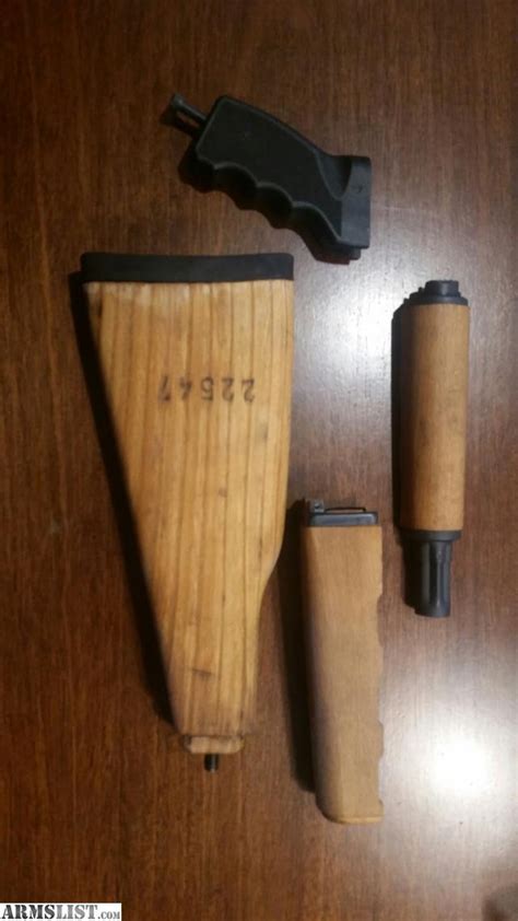 This listing is for a stunning, one of a kind 4piece solid wood stock set for the Zastava Yugo M70 variation ZPAP NPAP Yugoslavian Serbian AK series of rifle. . Yugo m70 wood furniture set